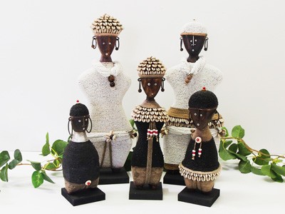 Black and White Namji Doll Set